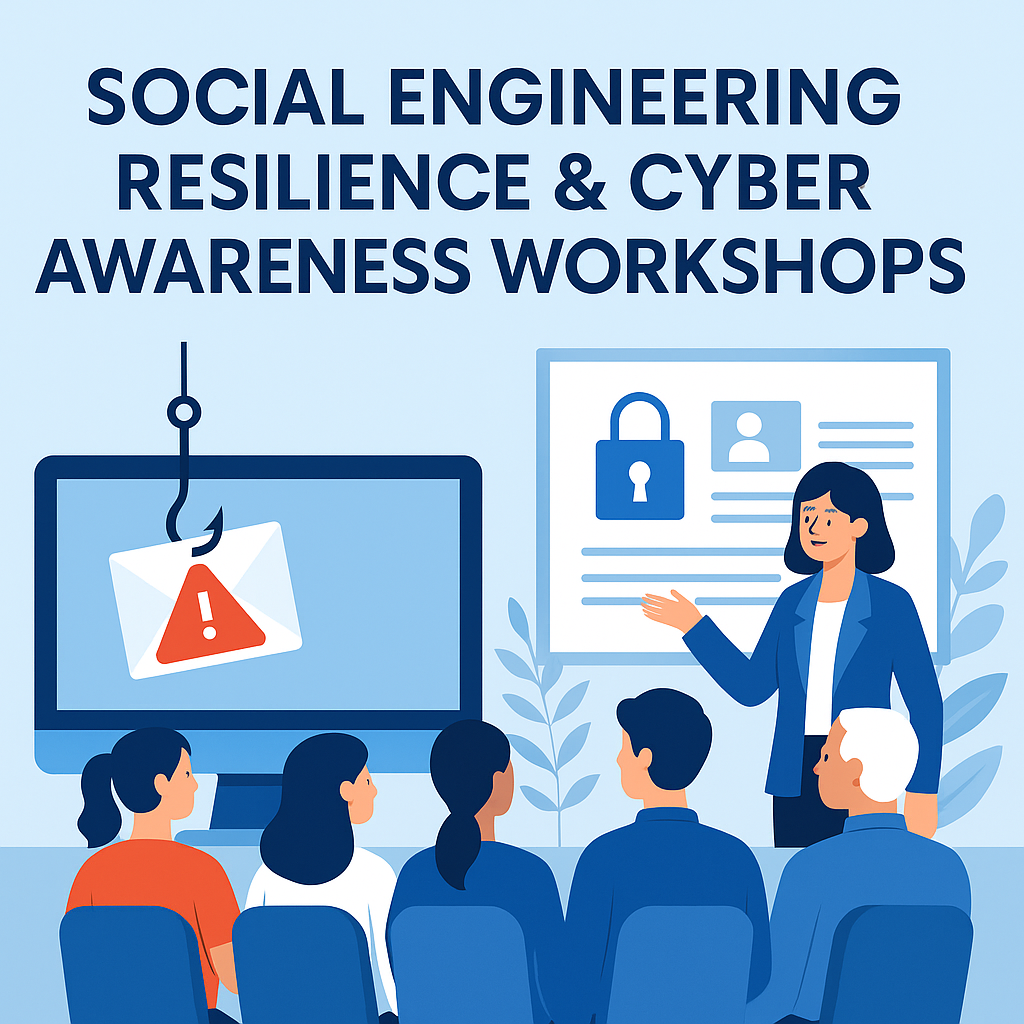 Cyber awareness workshop illustration